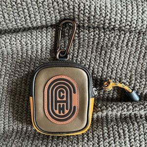 Coach Hybrid Pouch 8 in Colorblock with Coach Patch